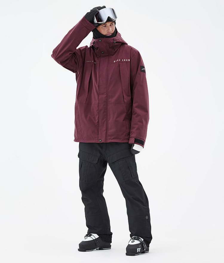 Dope Ranger Skijacke Herren Burgundy, Image 3 of 10