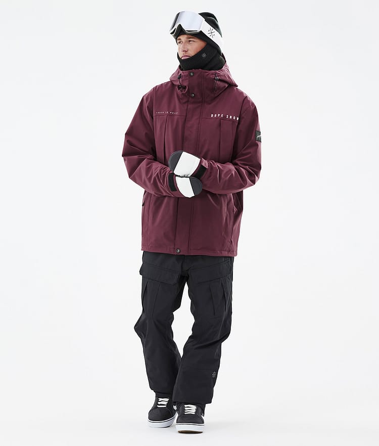 Dope Ranger Snowboardjacke Herren Burgundy, Image 3 of 10