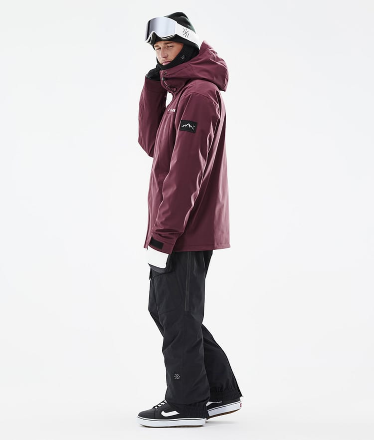 Dope Ranger Snowboardjacke Herren Burgundy, Image 4 of 10