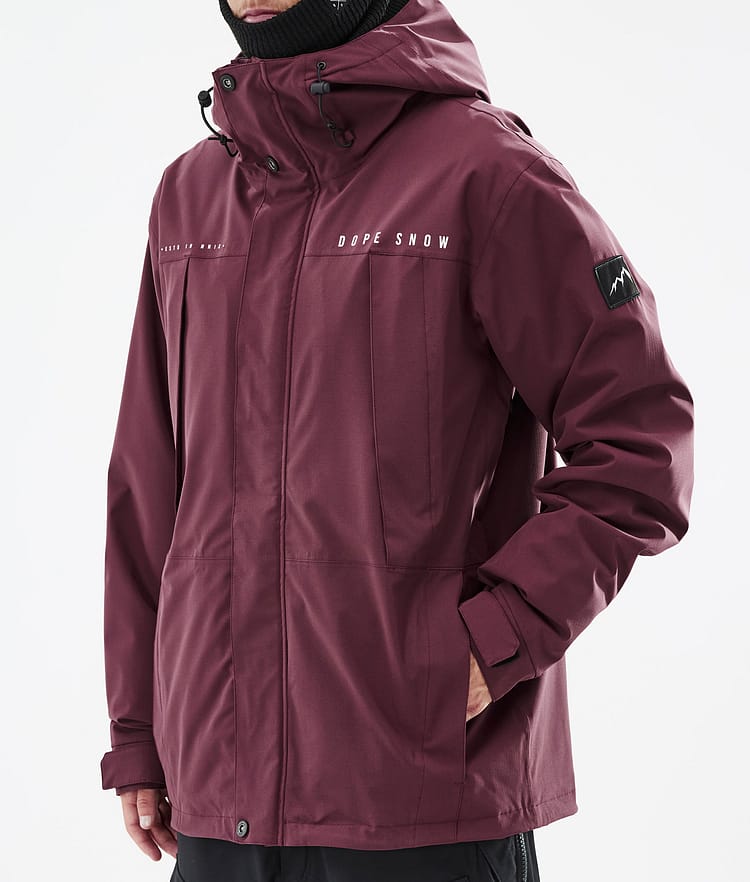 Dope Ranger Snowboardjacke Herren Burgundy, Image 8 of 10