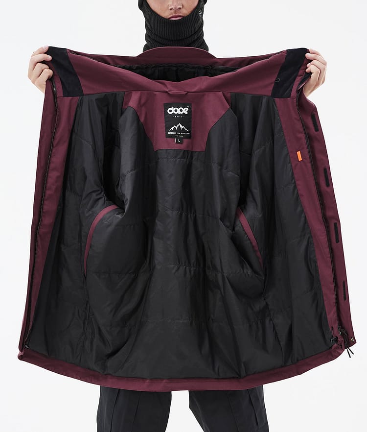 Dope Ranger Skijacke Herren Burgundy, Image 10 of 10