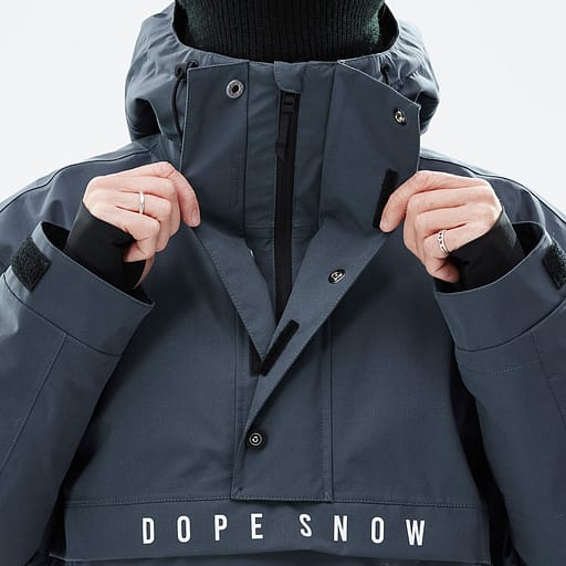 Halber Reißverschluss mit doppelter Schutzleiste Hauptdetailproduktbild,