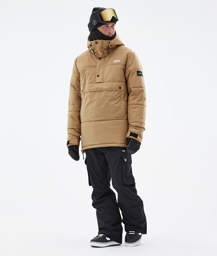 Dope Puffer Snowboardjacke Herren Gold, Image 3 of 9