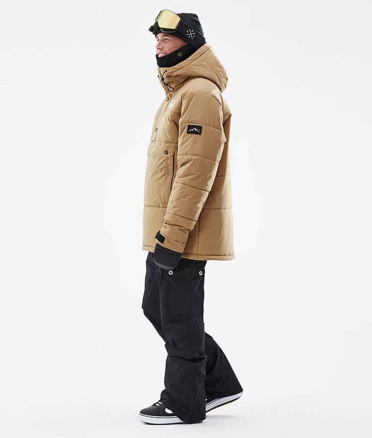 Dope Puffer Snowboardjacke Herren Gold, Image 4 of 9