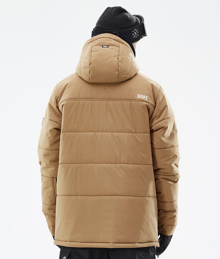Dope Puffer Snowboardjacke Herren Gold, Image 7 of 9