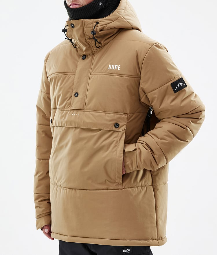 Dope Puffer Snowboardjacke Herren Gold, Image 8 of 9
