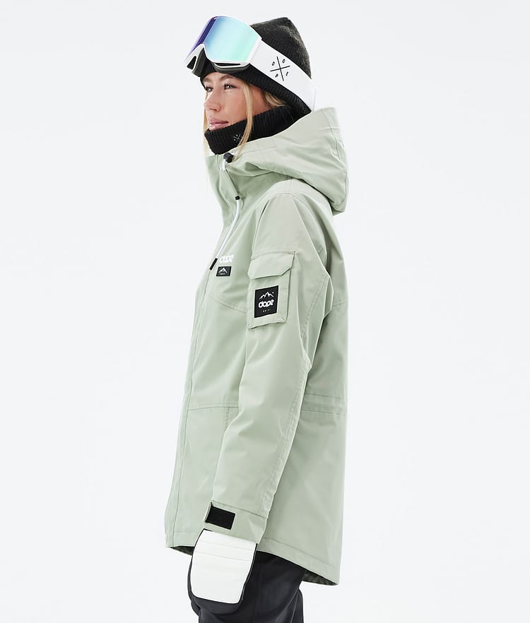 Dope Adept W Snowboardjacke Damen Soft Green, Bild 6 von 10
