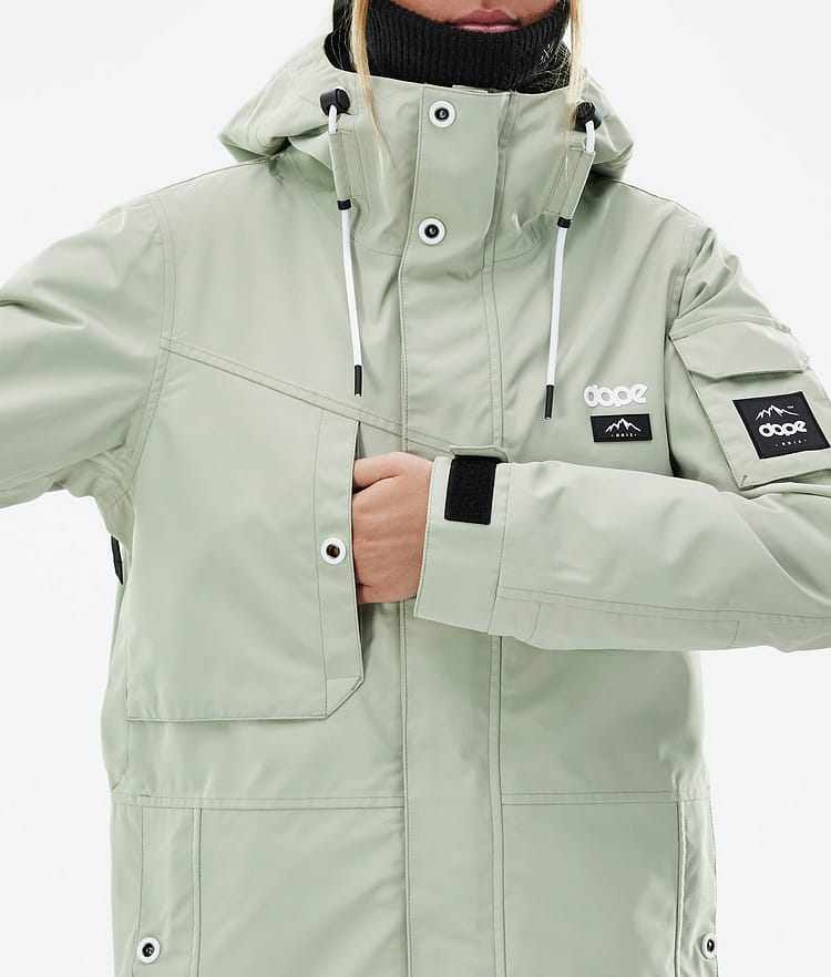Dope Adept W Snowboardjacke Damen Soft Green, Bild 9 von 10