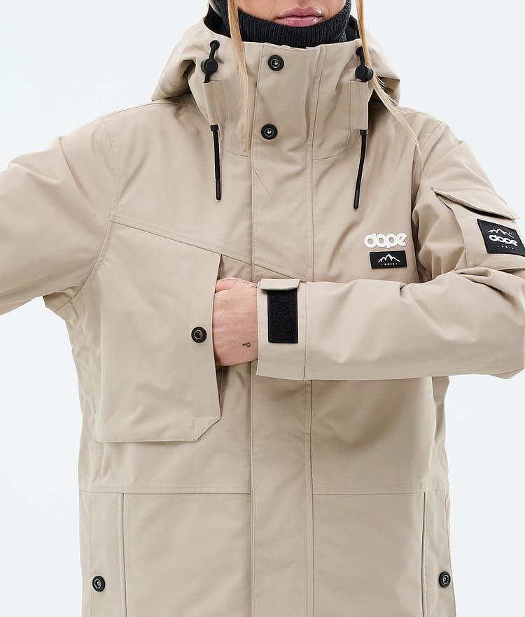 Dope Adept W Skijacke Damen Sand, Bild 8 von 9