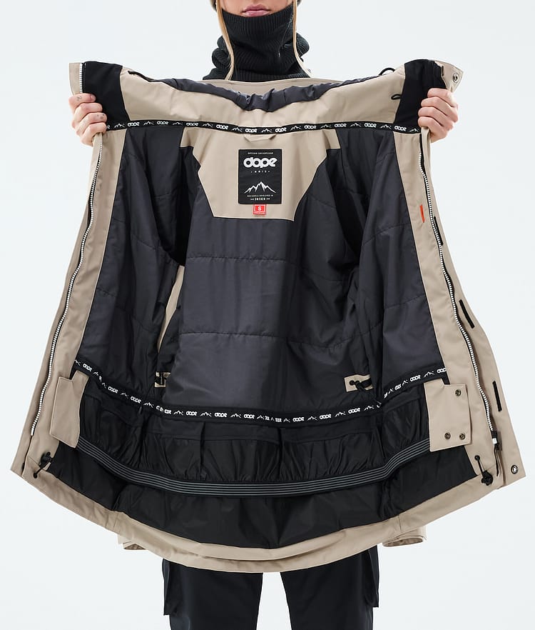 Dope Adept W Skijacke Damen Sand, Bild 9 von 9