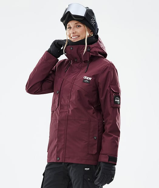 Dope Adept W Snowboardjacke Damen Don Burgundy