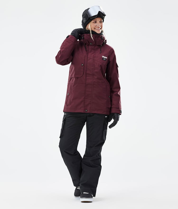 Dope Adept W Snowboardjacke Damen Don Burgundy