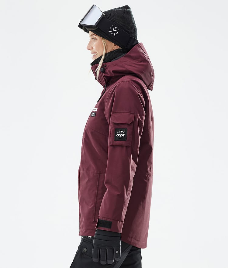 Dope Adept W Skijacke Damen Don Burgundy, Bild 6 von 8