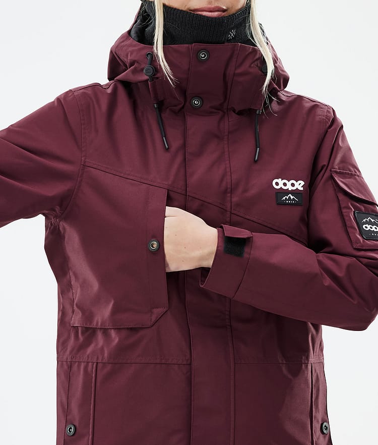 Dope Adept W Snowboardjacke Damen Don Burgundy