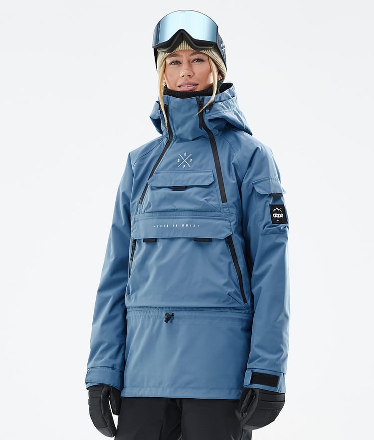 Dope Akin W Snowboardjacke Damen Blue Steel