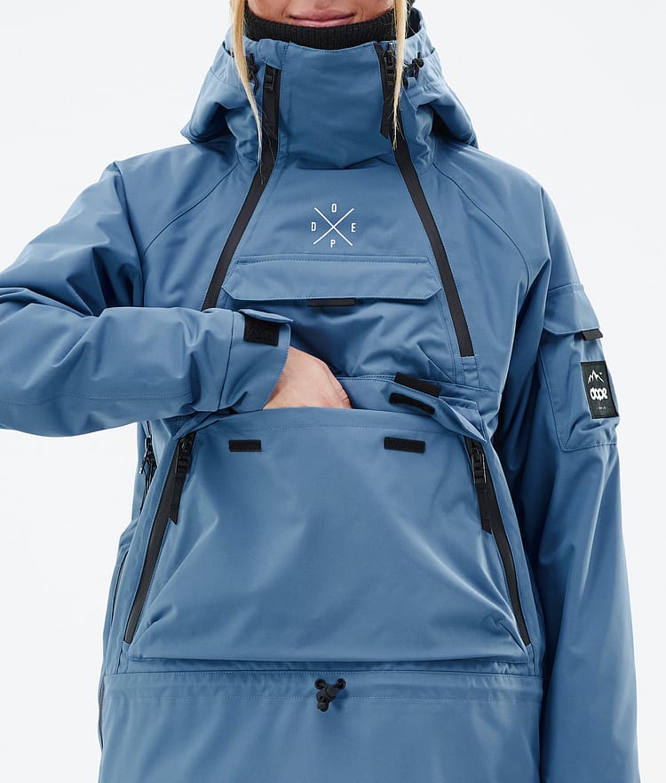 Dope Akin W Snowboardjacke Damen Blue Steel