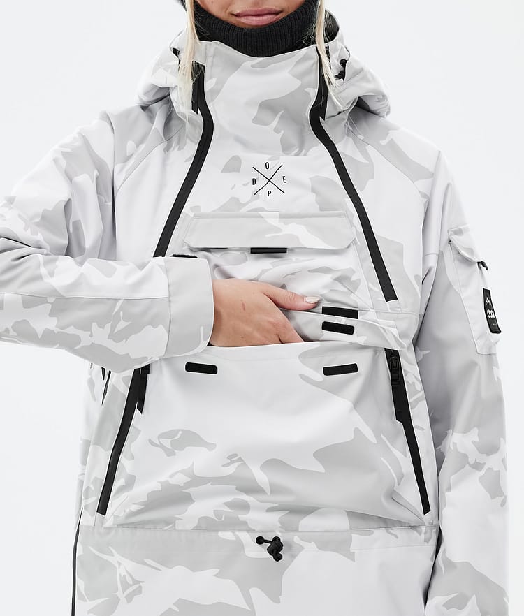 Dope Akin W Snowboardjacke Damen Grey Camo, Bild 8 von 8