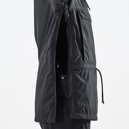 Seitlicher Reißverschluss mit innenliegender Schutzleiste Hauptdetailproduktbild,