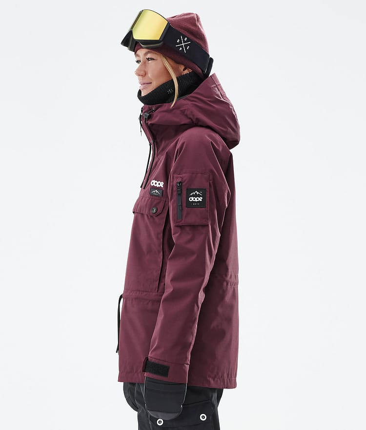 Dope Annok W Skijacke Damen Don Burgundy