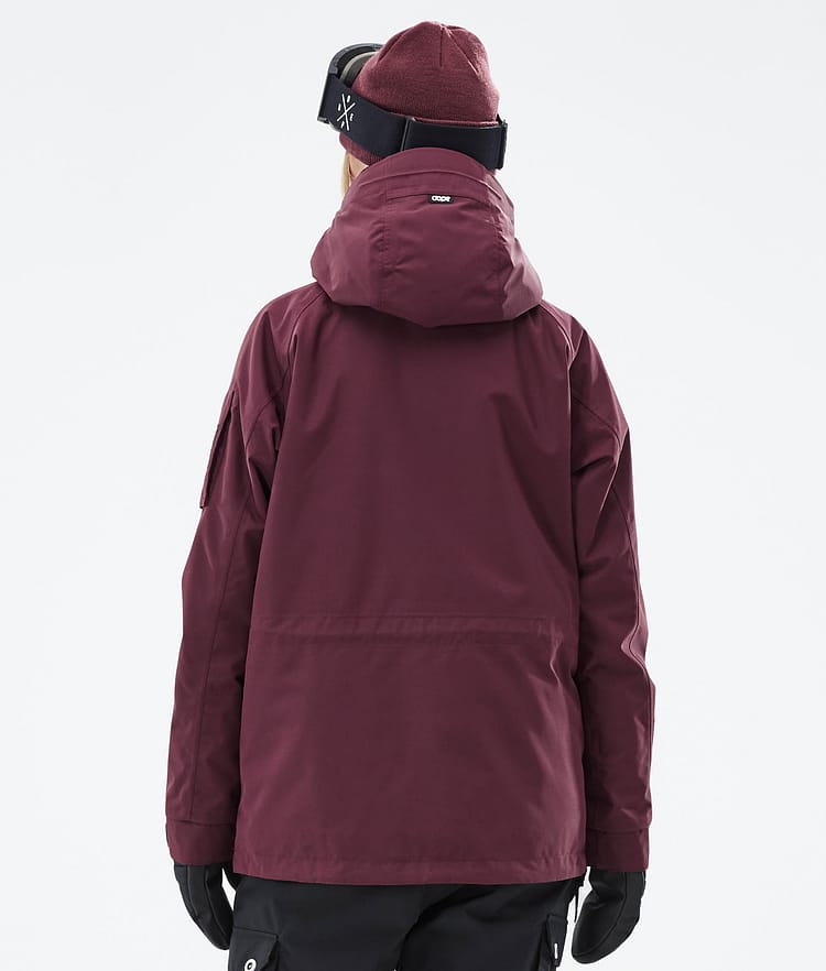 Dope Annok W Skijacke Damen Don Burgundy, Bild 7 von 9