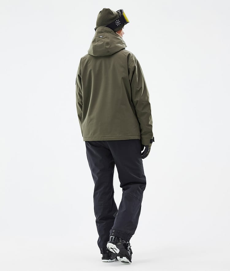 Dope Blizzard W Full Zip Skijacke Damen Olive Green