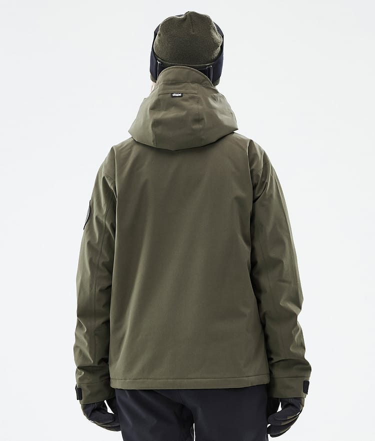 Dope Blizzard W Full Zip Skijacke Damen Olive Green