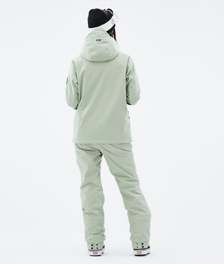 Dope Blizzard W Full Zip Snowboardjacke Damen Soft Green, Bild 5 von 10