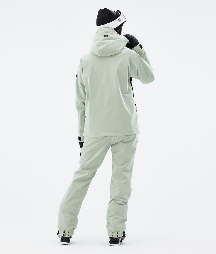 Dope Blizzard W Full Zip Skijacke Damen Soft Green