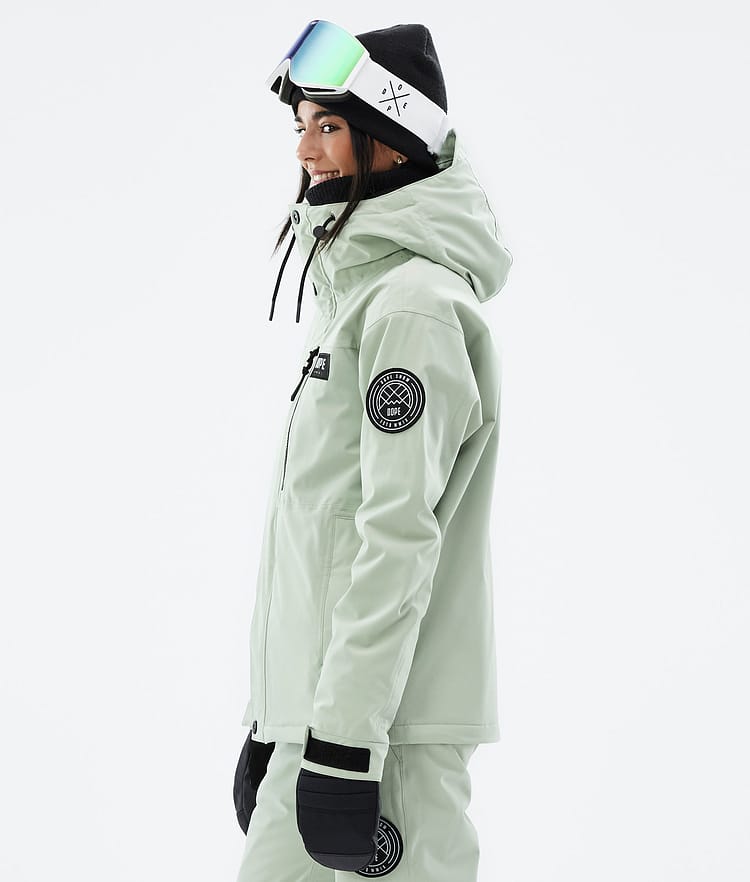 Dope Blizzard W Full Zip Snowboardjacke Damen Soft Green, Bild 6 von 10