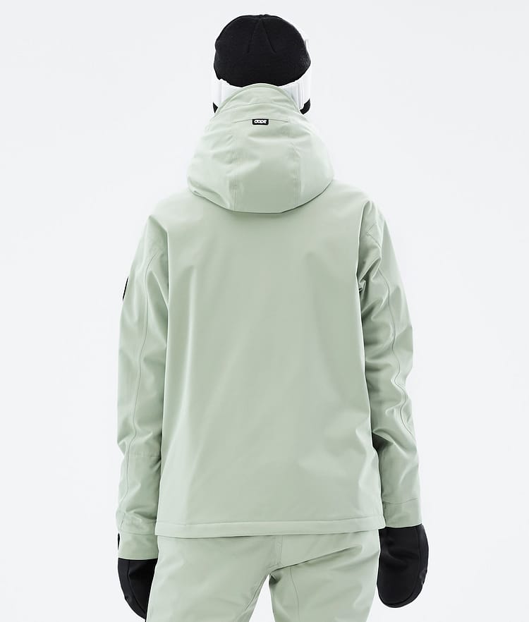 Dope Blizzard W Full Zip Skijacke Damen Soft Green