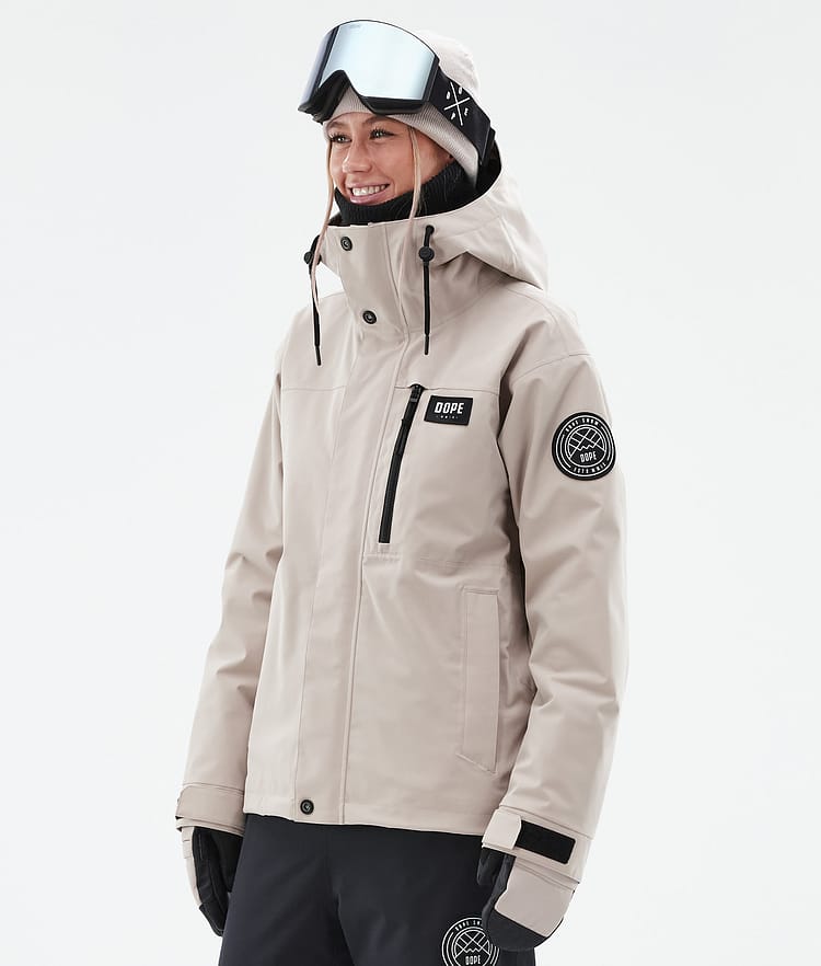 Dope Blizzard W Full Zip 24 Skijacke Damen Sand, Bild 1 von 10