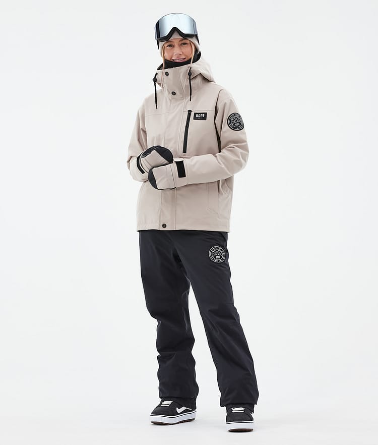 Dope Blizzard W Full Zip 24 Snowboardjacke Damen Sand, Bild 3 von 10