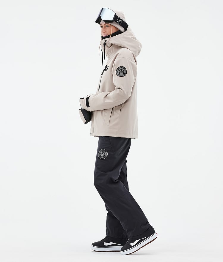 Dope Blizzard W Full Zip 24 Snowboardjacke Damen Sand, Bild 4 von 10