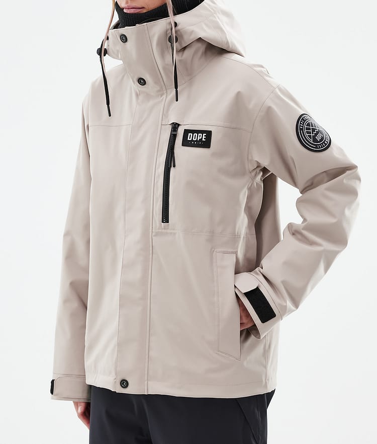 Dope Blizzard W Full Zip 24 Skijacke Damen Sand, Bild 8 von 10