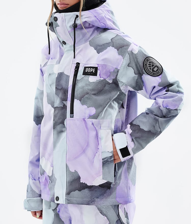 Dope Blizzard W Full Zip Skijacke Damen Blot Violet, Bild 8 von 10