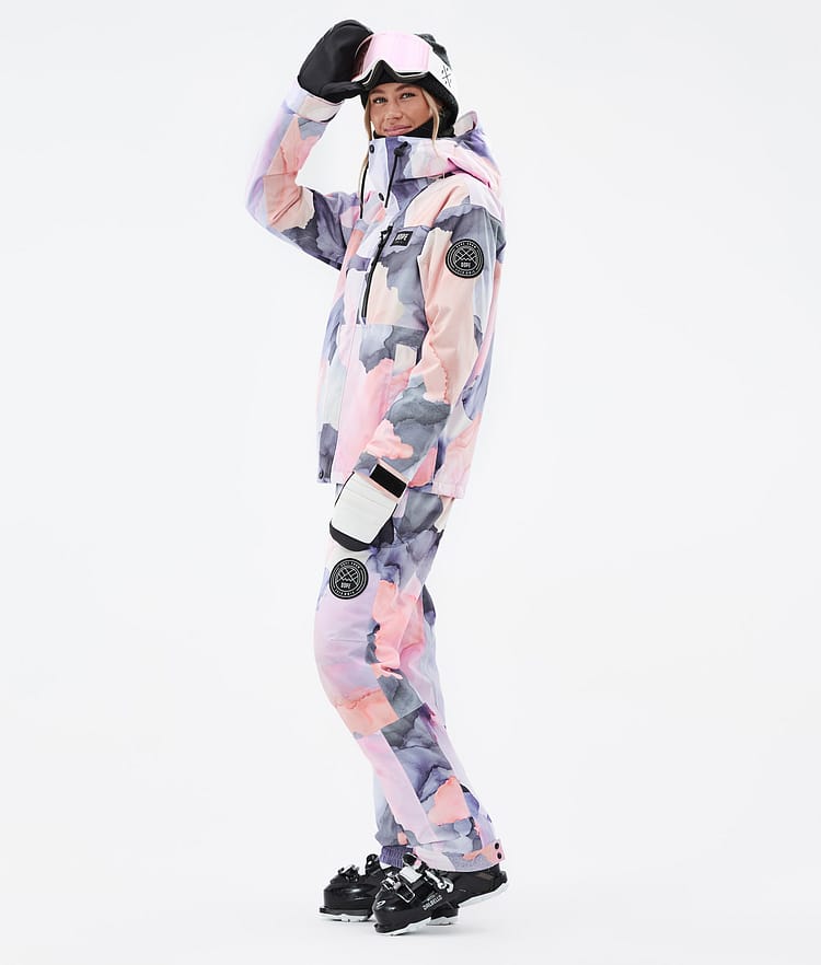 Dope Blizzard W Full Zip Skijacke Damen Blot Peach