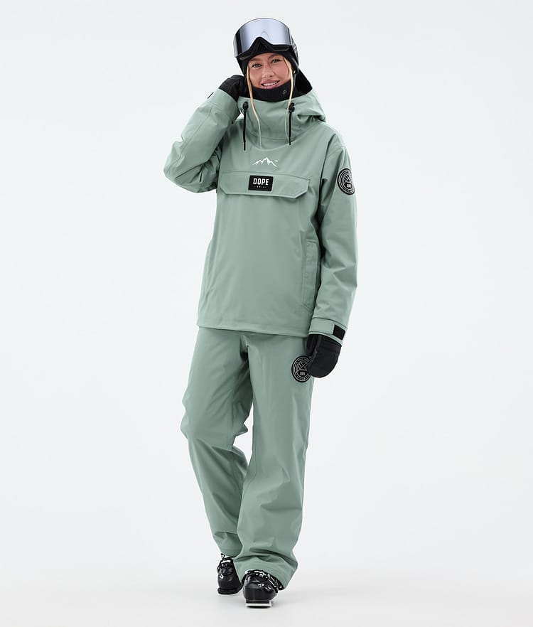 Dope Blizzard W Skijacke Damen Faded Green, Bild 2 von 8