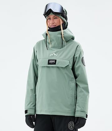 Dope Blizzard W Snowboardjacke Damen Faded Green
