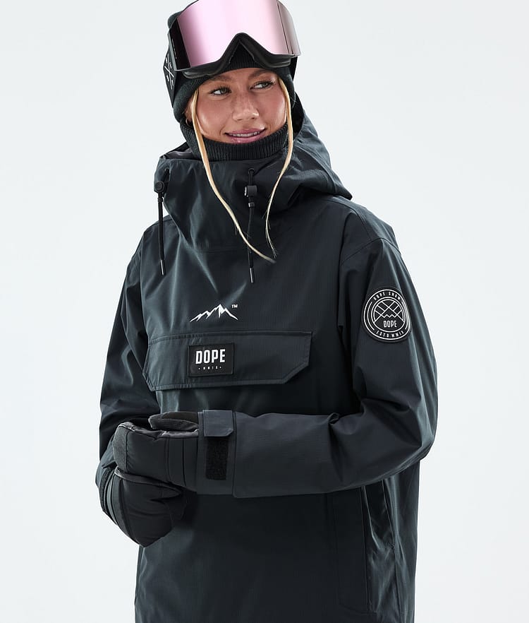 Dope Blizzard W Snowboardjacke Damen Black Renewed, Bild 2 von 9