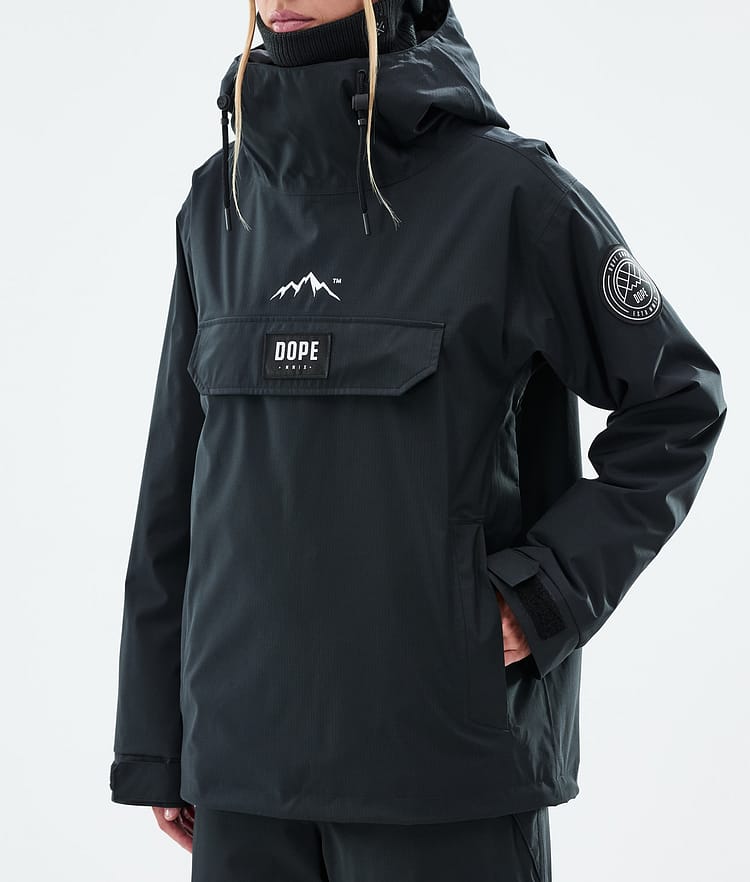 Dope Blizzard W Snowboardjacke Damen Black Renewed, Bild 8 von 9