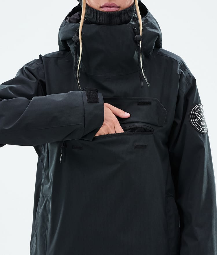 Dope Blizzard W Snowboardjacke Damen Black Renewed, Bild 9 von 9