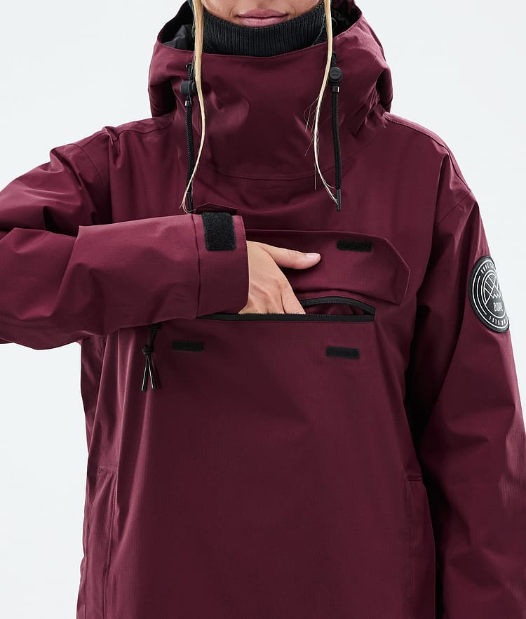 Dope Blizzard W Snowboardjacke Damen Burgundy, Bild 9 von 9