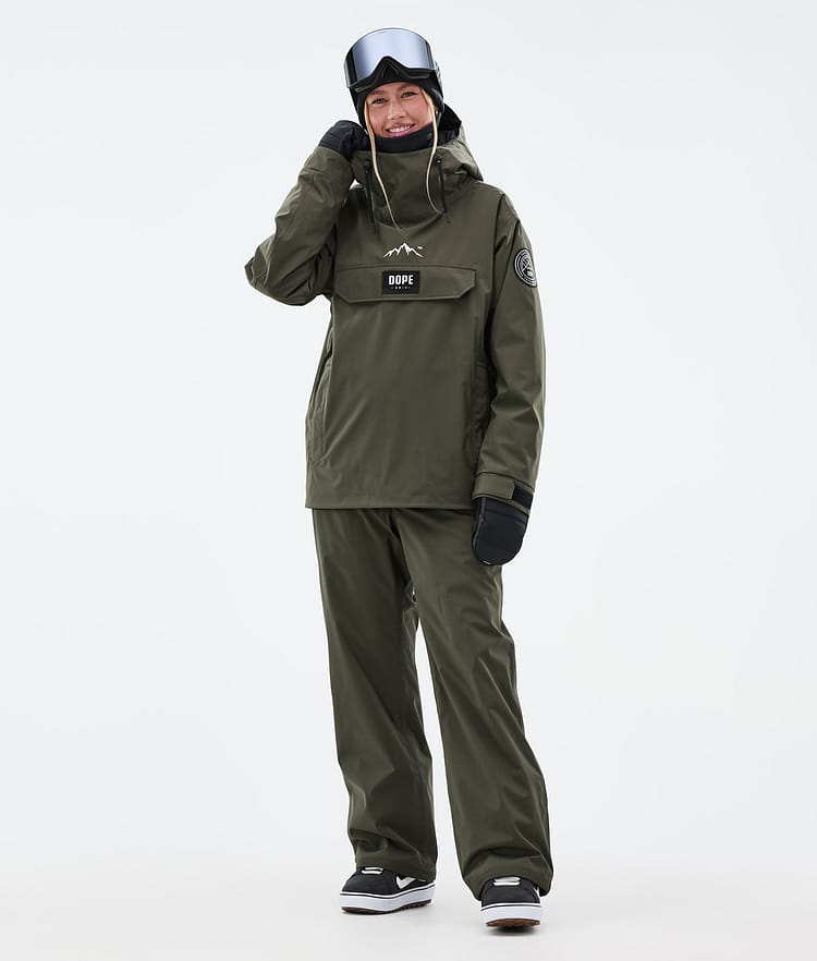 Dope Blizzard W Snowboardjacke Damen Olive Green, Bild 3 von 9