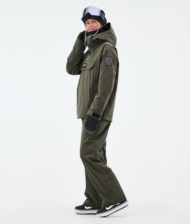 Dope Blizzard W Snowboardjacke Damen Olive Green, Bild 4 von 9