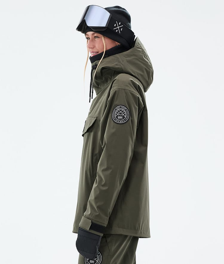 Dope Blizzard W Snowboardjacke Damen Olive Green, Bild 6 von 9