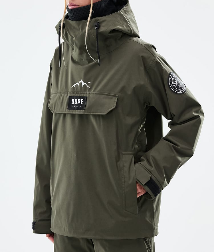 Dope Blizzard W Snowboardjacke Damen Olive Green, Bild 8 von 9