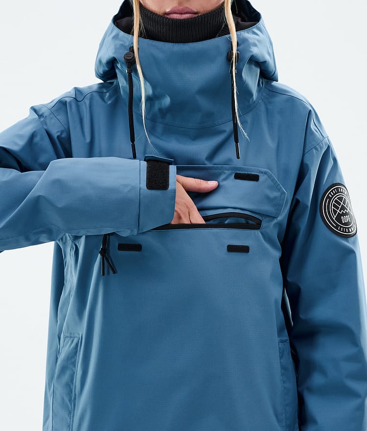 Dope Blizzard W Skijacke Damen Blue Steel, Bild 8 von 8
