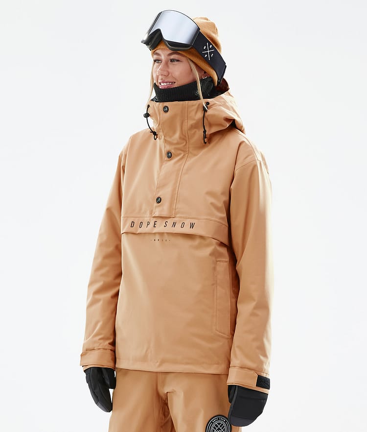 Dope Legacy W Skijacke Damen Khaki Yellow