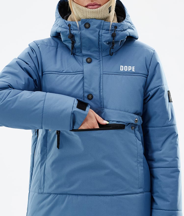 Dope Puffer W Snowboardjacke Damen Blue Steel