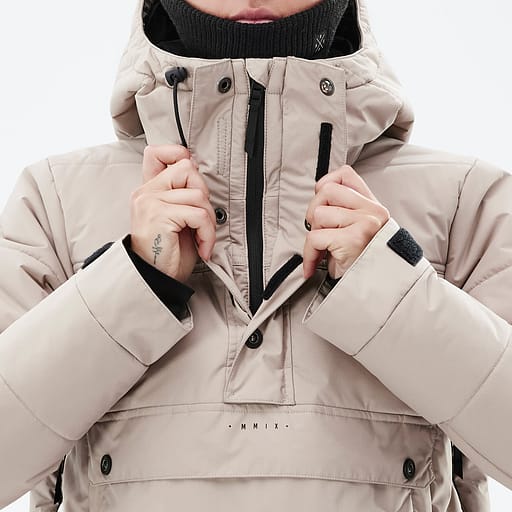 Halber Reißverschluss mit doppelter Schutzleiste Hauptdetailproduktbild,